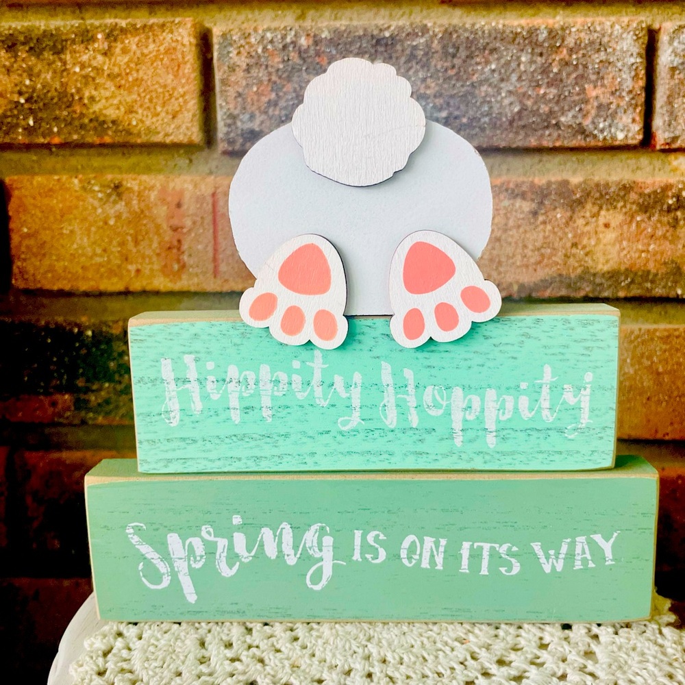 *Hippity Hoppity Bunny Bum Blocks 3/Set